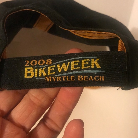 2008 Shade Shack Bike Week black strap back cap - Picture 2 of 4
